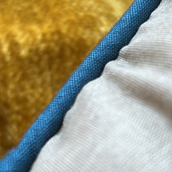 Madison Park Tan And Blue Throw Pillow - Picture 5 of 7